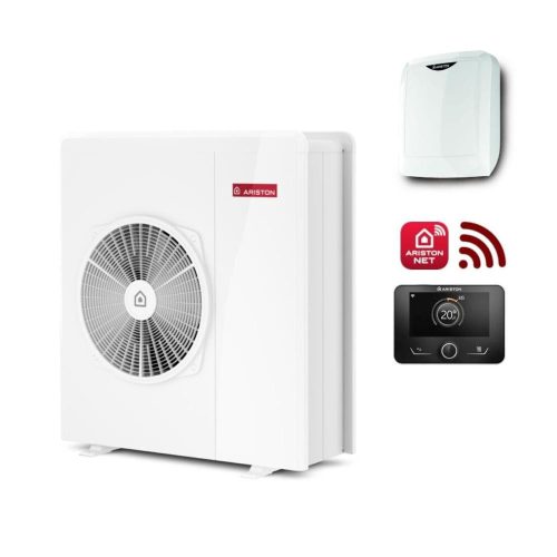 Ariston Nimbus Pocket 80 M NET R32 monoblokkos hőszivattyú 8 kW, 1 fűtőkör, 1 fázis (3301872)