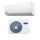 Carrier Crystal Ultra Clean 42QHG012D8SU2/38QHG012D8SU oldalfali split klíma csomag 3,65 kW