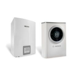   Bosch Compress 6000 AW-13s+AWE 13-17 Levegő-víz hőszivattyú 13 kW, elektromos fűtőpatronnal