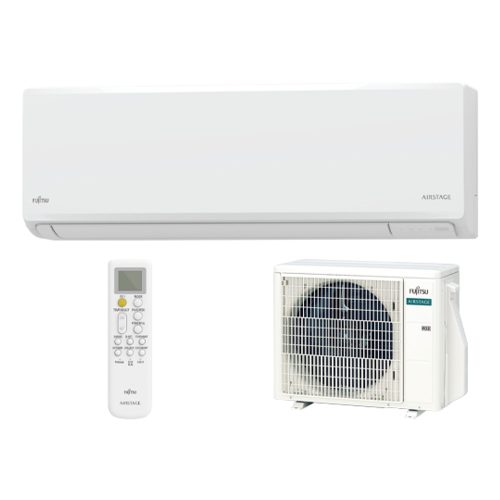 Fujitsu ECO ASEH09KNCA/AOEH09KNCA oldalfali split klíma csomag 2,5 kW