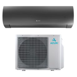  AZURI BLACK SUPRA AZI-WO25VB oldalfali split klíma csomag 2,7 kW (Fekete)