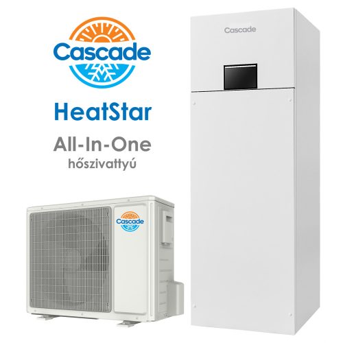 CASCADE HEATSTAR CRS-CQ12PDG/NHH2-M 12 KW ALL-IN-ONE OSZTOTT HŐSZIVATTYÚ